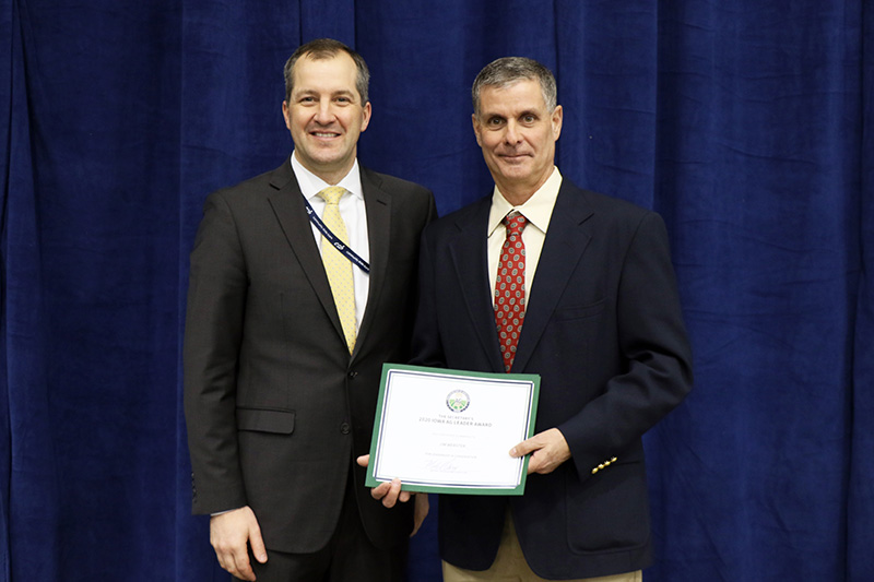 Jim Webster Ag Leader Award Recipient