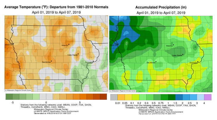 climate map iowa